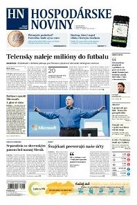 Obálka e-magazínu Hospodárske noviny 21.08.2014