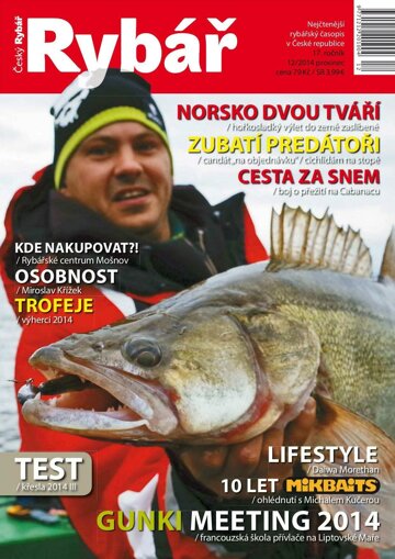 Obálka e-magazínu Český rybář 12/2014