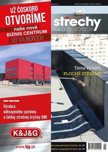 Obálka e-magazínu Střechy-Fasády-Izolace 3/2015