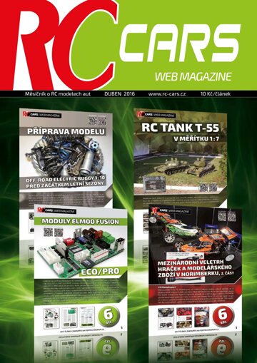 Obálka e-magazínu RC cars web 4/16