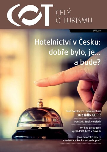 Obálka e-magazínu COT - Celý o turismu - září 2017