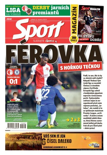 Obálka e-magazínu Sport 12.4.2019