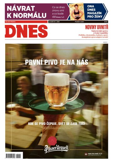 Obálka e-magazínu MF Dnes 25.5.2020