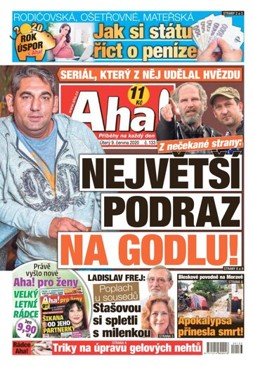 Obálka e-magazínu AHA! 9.6.2020