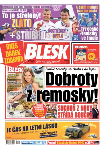 Obálka e-magazínu Blesk 30.7.2021