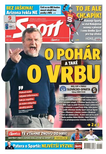 Obálka e-magazínu Sport 4.5.2022