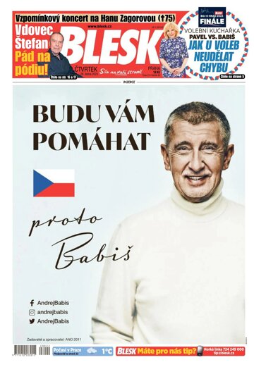 Obálka e-magazínu Blesk 26.1.2023