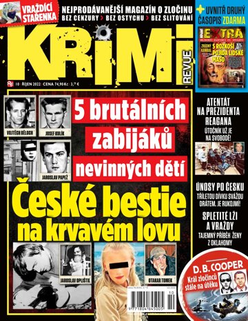 Obálka e-magazínu Krimi revue 10/22