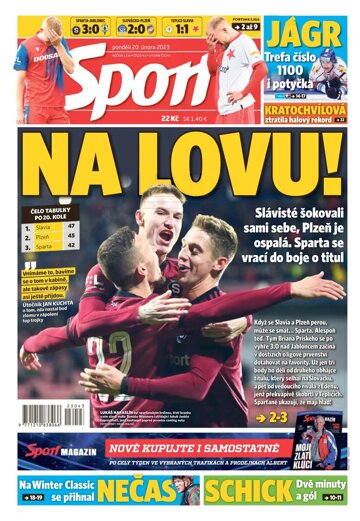 Obálka e-magazínu Sport 20.2.2023