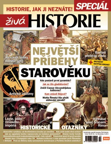 Obálka e-magazínu Živá historie SPECIÁL zima 2016