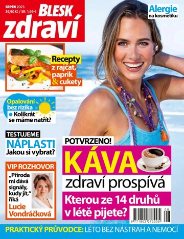 Obálka e-magazínu Blesk Zdraví 8/2023