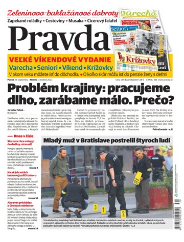 Obálka e-magazínu Pravda 29. 9. 2023