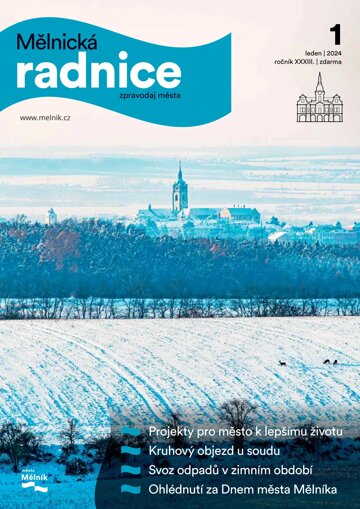 Obálka e-magazínu Mělnická Radnice 1/2024
