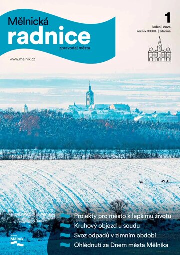 Obálka e-magazínu Mělnická Radnice 1/2024