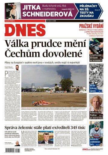 Obálka e-magazínu MF Dnes 5.3.2026