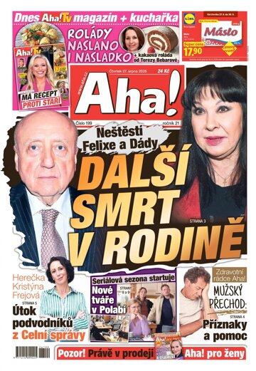 Obálka e-magazínu AHA! 27.8.2026