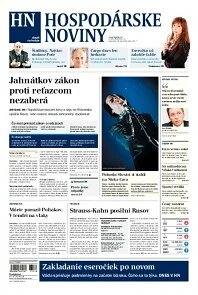 Obálka e-magazínu Hospodárske noviny 15.7.2013