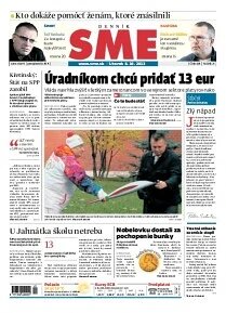 Obálka e-magazínu SME 8.10.2013