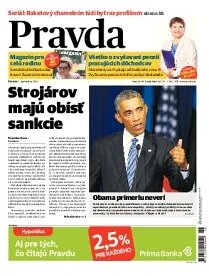 Obálka e-magazínu Pravda 4.9.2014