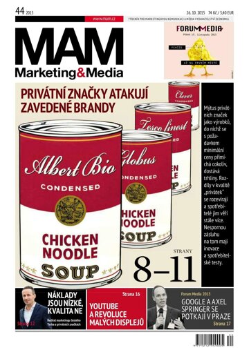 Obálka e-magazínu Marketing & Media 44 - 26.10.2015