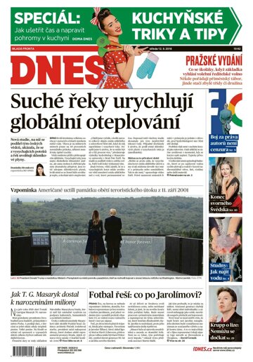 Obálka e-magazínu MF Dnes 12.9.2018