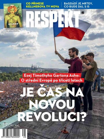 Obálka e-magazínu Respekt 45/2019
