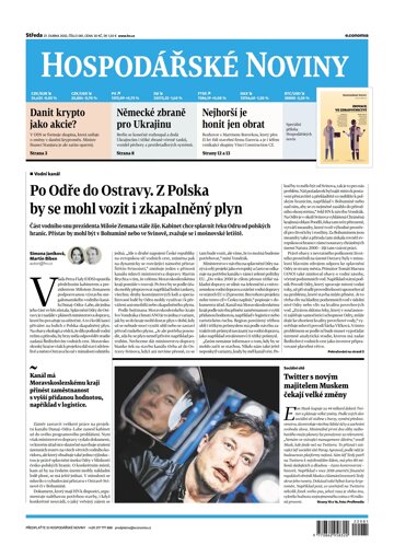 Obálka e-magazínu Hospodářské noviny 081 - 27.4.2022