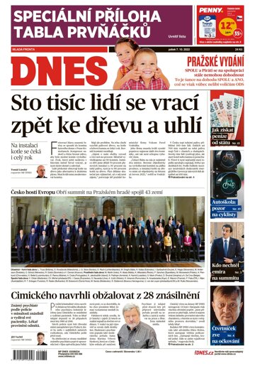 Obálka e-magazínu MF Dnes 7.10.2022