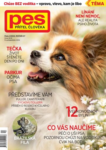 Obálka e-magazínu Pes přítel člověka 4/2022