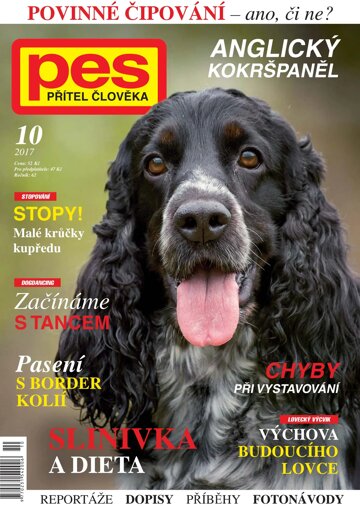 Obálka e-magazínu Pes přítel člověka 10/2017