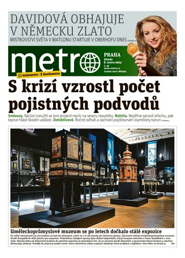 Obálka e-magazínu deník METRO 8.2.2023