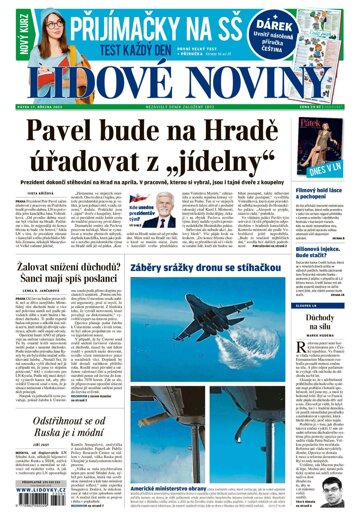 Obálka e-magazínu Lidové noviny 17.3.2023