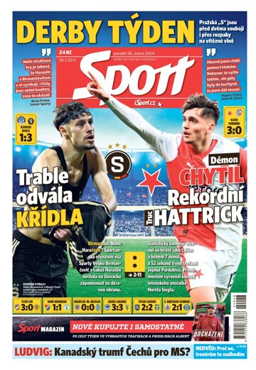 Obálka e-magazínu Sport 26.2.2024