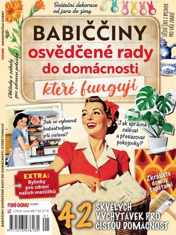 Obálka e-magazínu Knihovnička Paní domu - Hobby (Babiččiny rady) 1/24