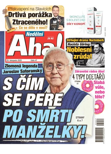 Obálka e-magazínu Nedělní AHA! 23.11.2025