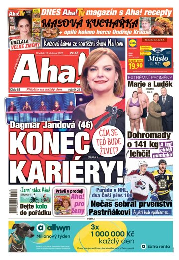 Obálka e-magazínu AHA! 16.4.2026
