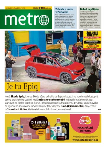Obálka e-magazínu deník METRO 20.5.2026