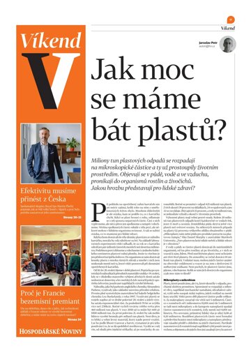 Obálka e-magazínu Hospodářské noviny - příloha Víkend 209 - 30.10.2026 Víkend