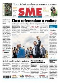 Obálka e-magazínu SME 12.7.2014