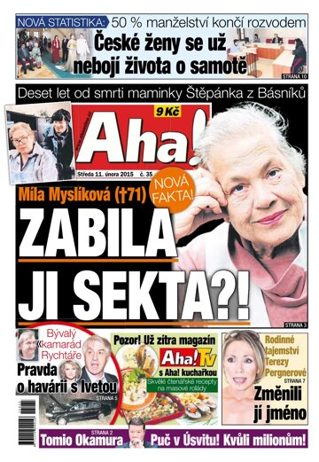 Obálka e-magazínu AHA! 11.2.2015