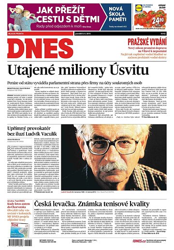 Obálka e-magazínu MF Dnes 8.6.2015