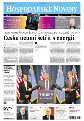 Obálka e-magazínu Hospodářské noviny 039 - 25.2.2016