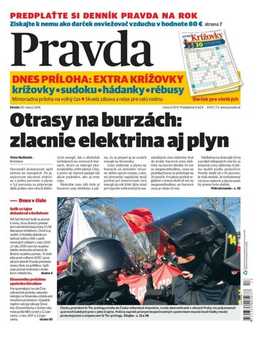 Obálka e-magazínu Pravda 30. 3. 2016