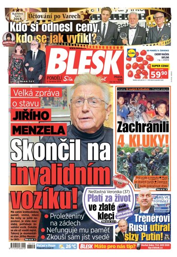 Obálka e-magazínu Blesk 9.7.2018