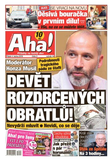 Obálka e-magazínu AHA! 4.1.2019