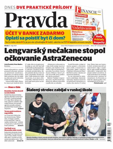 Obálka e-magazínu Pravda 12. 5. 2021