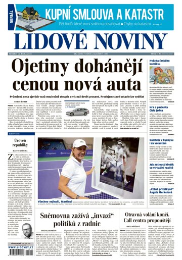 Obálka e-magazínu Lidové noviny 18.10.2021