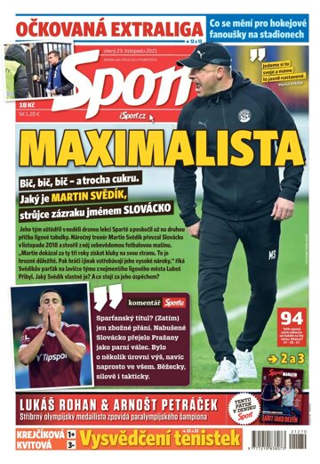 Obálka e-magazínu Sport 23.11.2021