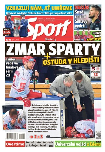 Obálka e-magazínu Sport 23.4.2022