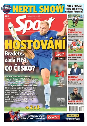Obálka e-magazínu Sport 8.10.2022